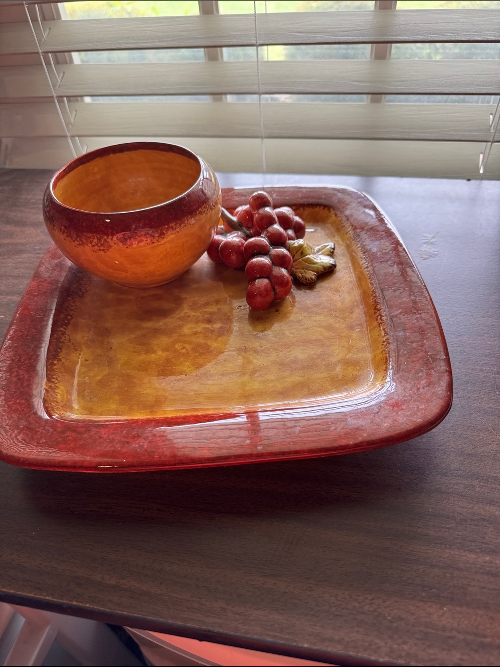 California Pottery Serving Plate